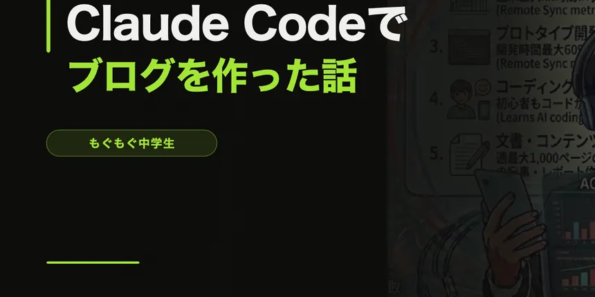 Claude Codeでブログを作った話【AIが全部自動でやってくれた】